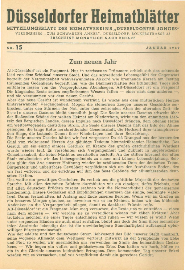 das Tor 15 01/1949