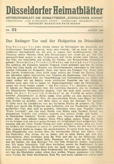 das Tor 22 08/1949
