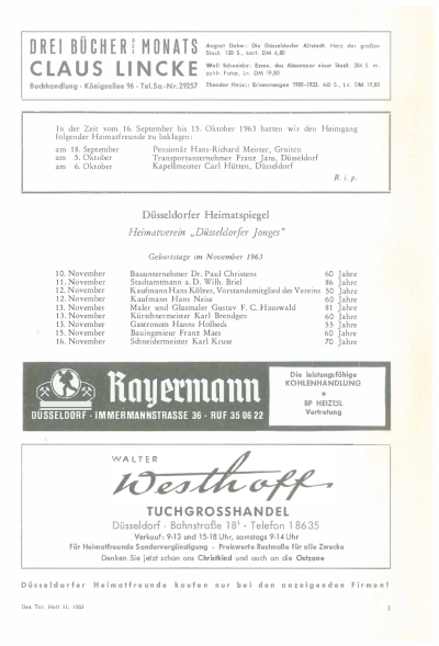 das Tor 11/1963