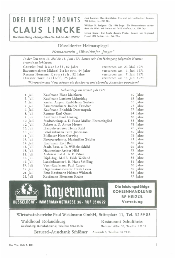 das Tor 07/1971