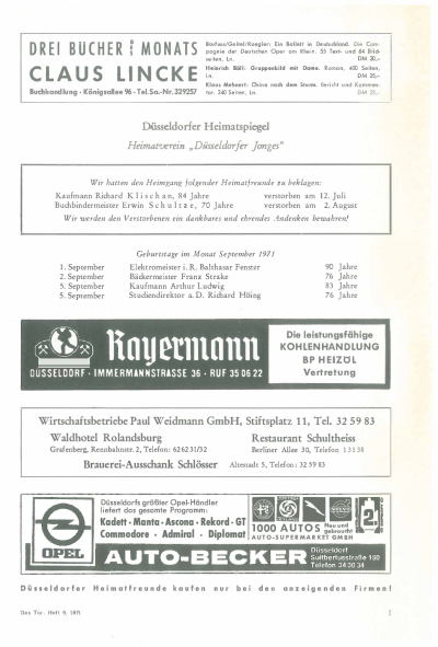 das Tor 09/1971