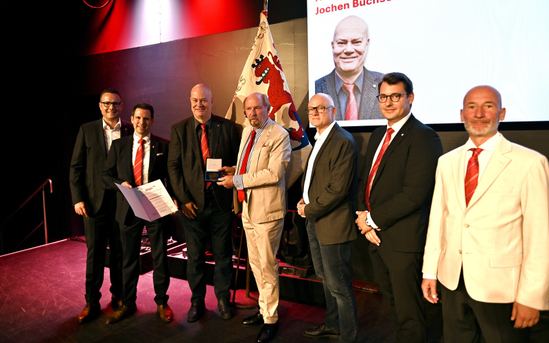 3 Vorstandsmitglieder mit Jochen Büchsenschütz Copyright Düsseldorfer Jonges Wolfgang Harste